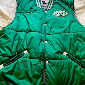 NY JETS Mitchell & Ness NFL throwback Vest sz 4XL